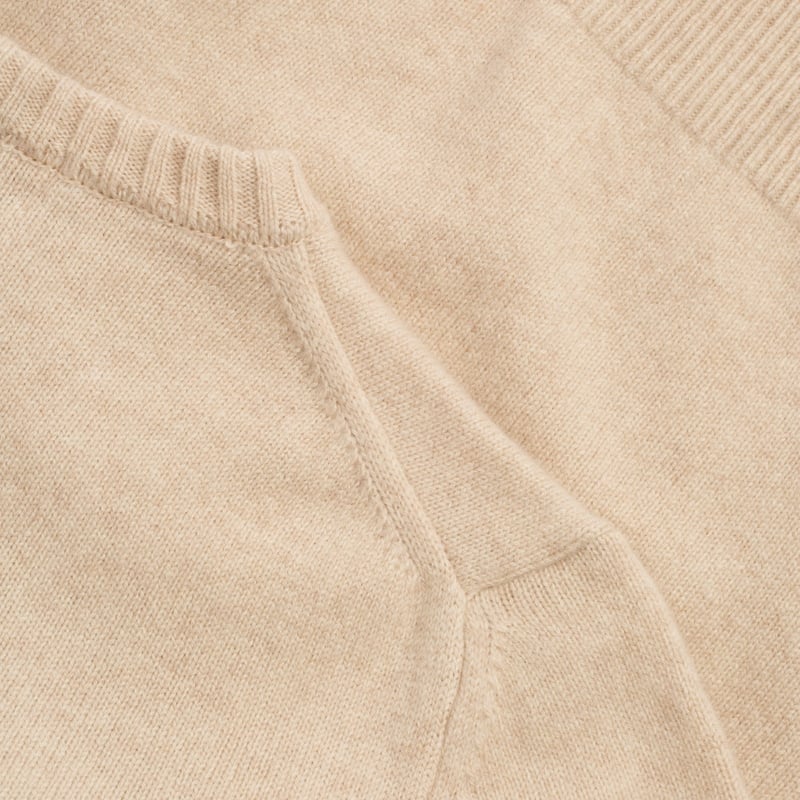 sweater flâneurs-Mooncastle-Japanese-Sweater-Wool-and-Cashmere-Round-Neck natural-4