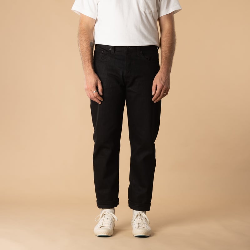NAKED & FAMOUS jeans - WeirdGuy Shinigami Selvedge cut - front view
