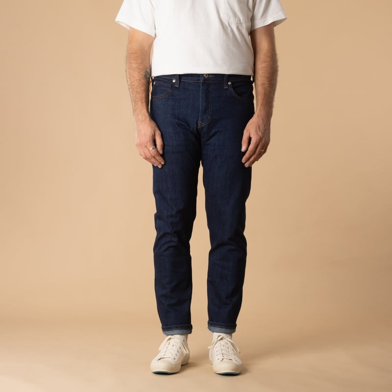 Jeans-NAKED & FAMOUS-coupe-SuperGuy Blue Comfort Stretch Selvedge-de-face