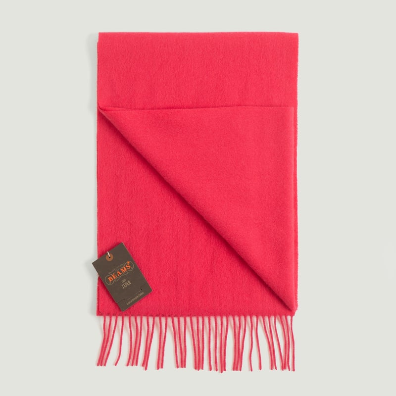 Vignette écharpe en cachemire BEAMS PLUS Cashmere Scarf Solid couleur Pink