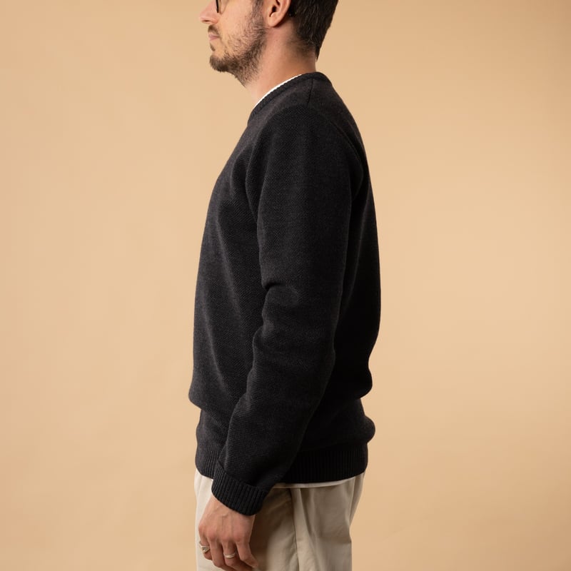 Anthracite Youri Round Neck Sweater