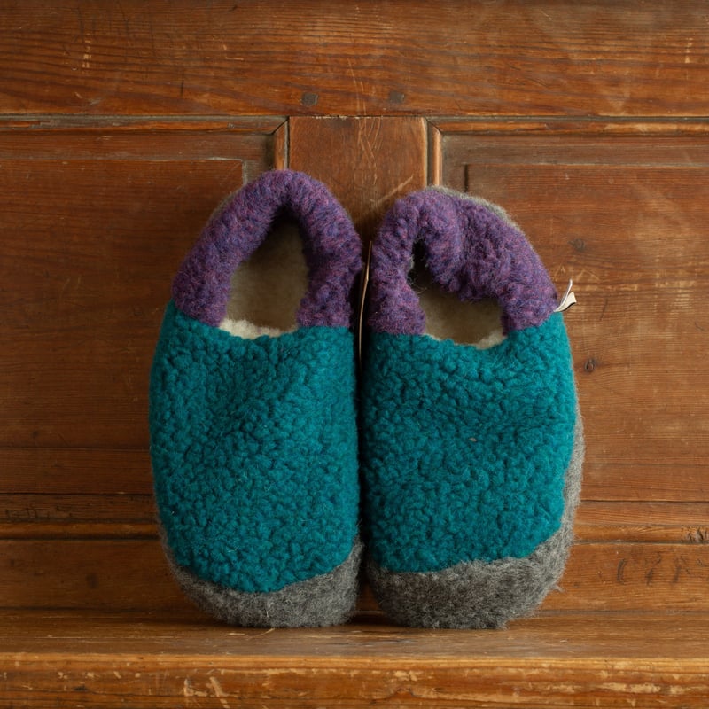 photo flâneurs-chaussons-COLDBREAKER-Siberian-Slippers-multi nord azure front