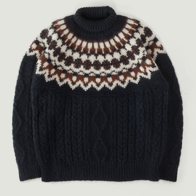 Batoner Nordic Mohair Turtle Neck Sweater