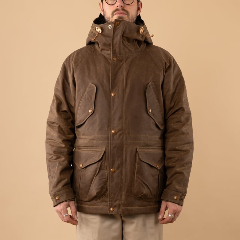 Manifattura-ceccarelli_New Fisherman Parka Dark Tan_de-face-fermé