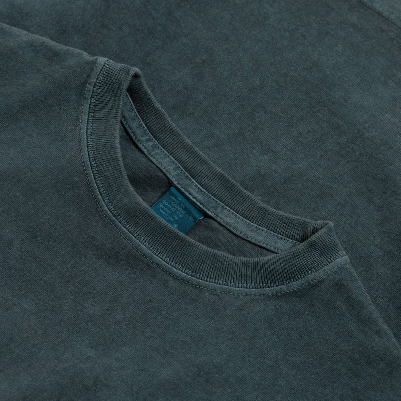 Image of the flâneurs GOOD ON Long Sleeve T-shirt in P-slate color