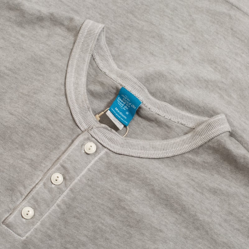 image col Henley flâneurs GOOD ON Tee-shirt Manches Longues P-ash