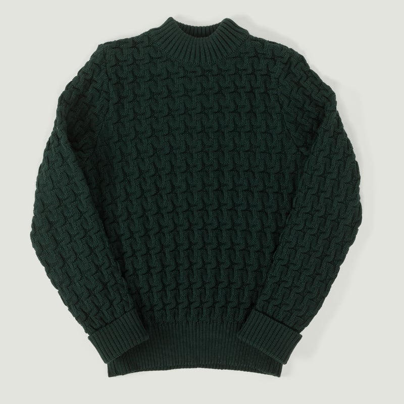 Vignette-flâneurs-SNS-HERNING-pull-Pull Stark Sweater Thunder Green