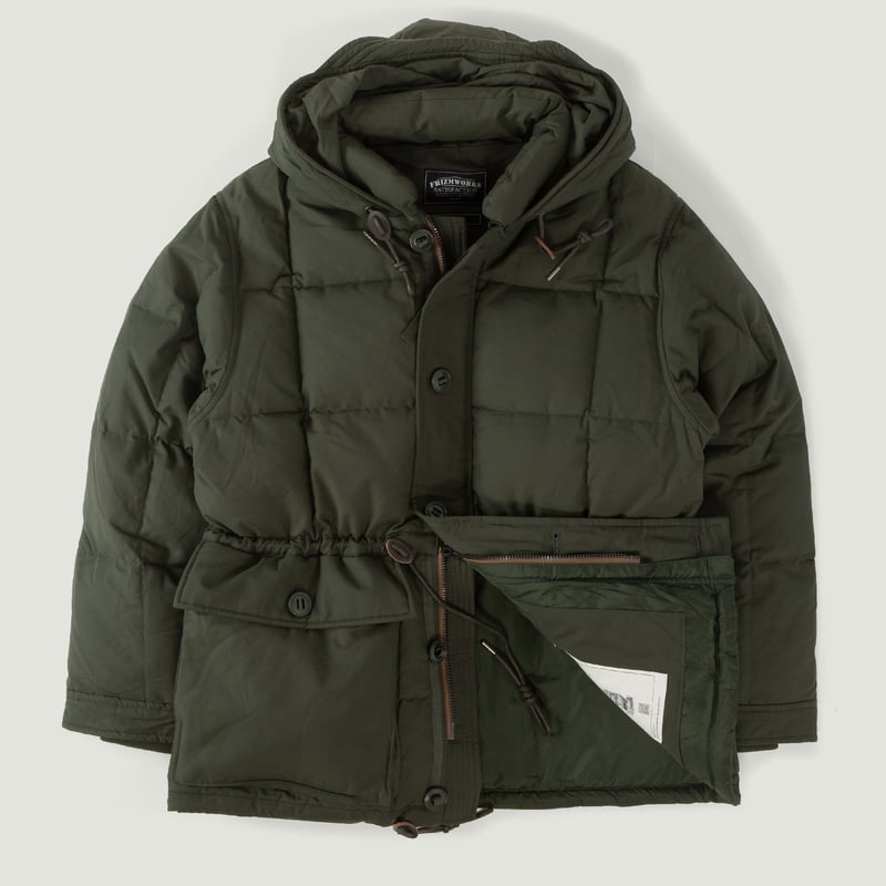 Vignettes-flâneurs-Frizmworks-Karakoram-Down-Parka-Dark-Green-1