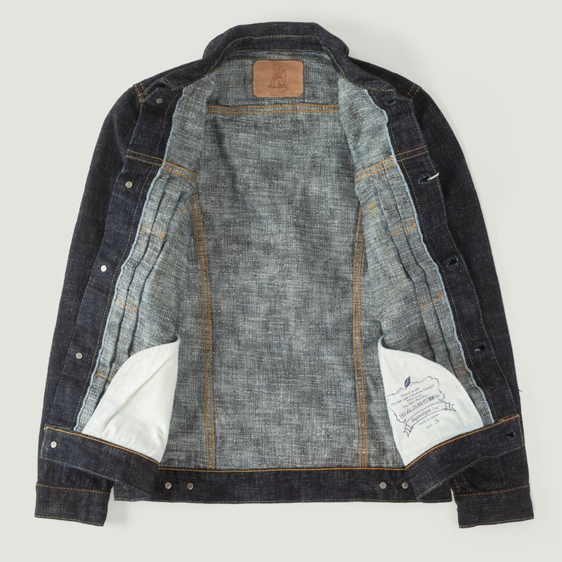 image ouverte-flâneurs-veste-type-II-Pure-Blue-Japan-fw24