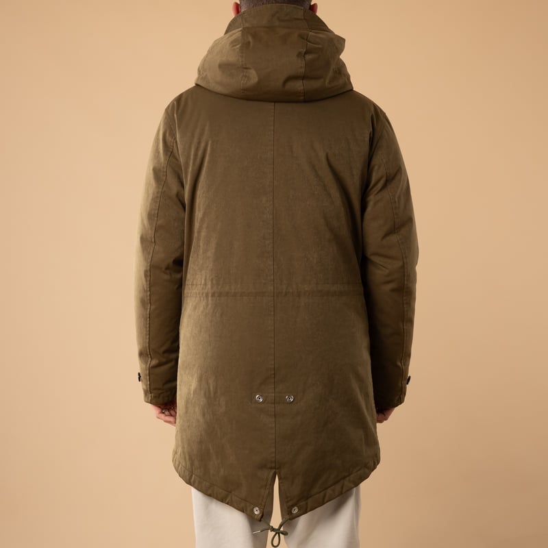 flâneurs-TENC-Core-Down-Parka-Olive-de-dos