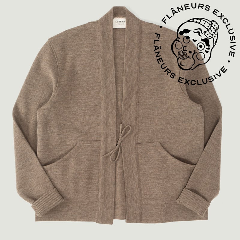 vignette-Le-Minor-x-Flâneurs-gilet-Milano-Noragi-marron-argile-chiné
