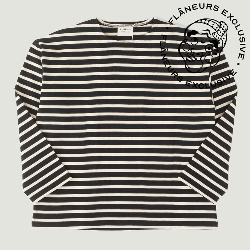 Le Minor x Flâneurs Marinière Loose Noir/Écru