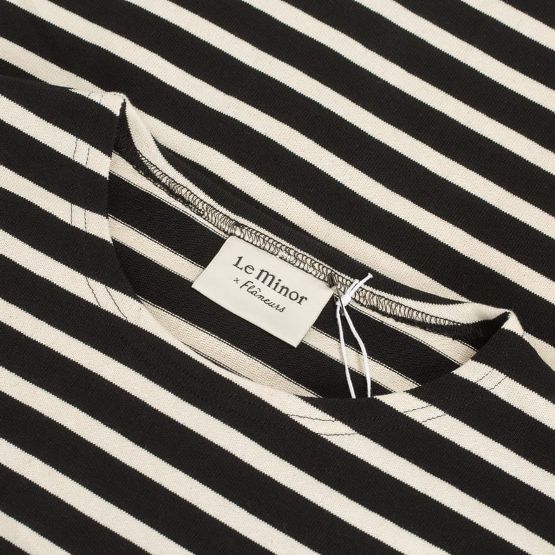 Le Minor x Flâneurs Marinière Loose Noir/Écru