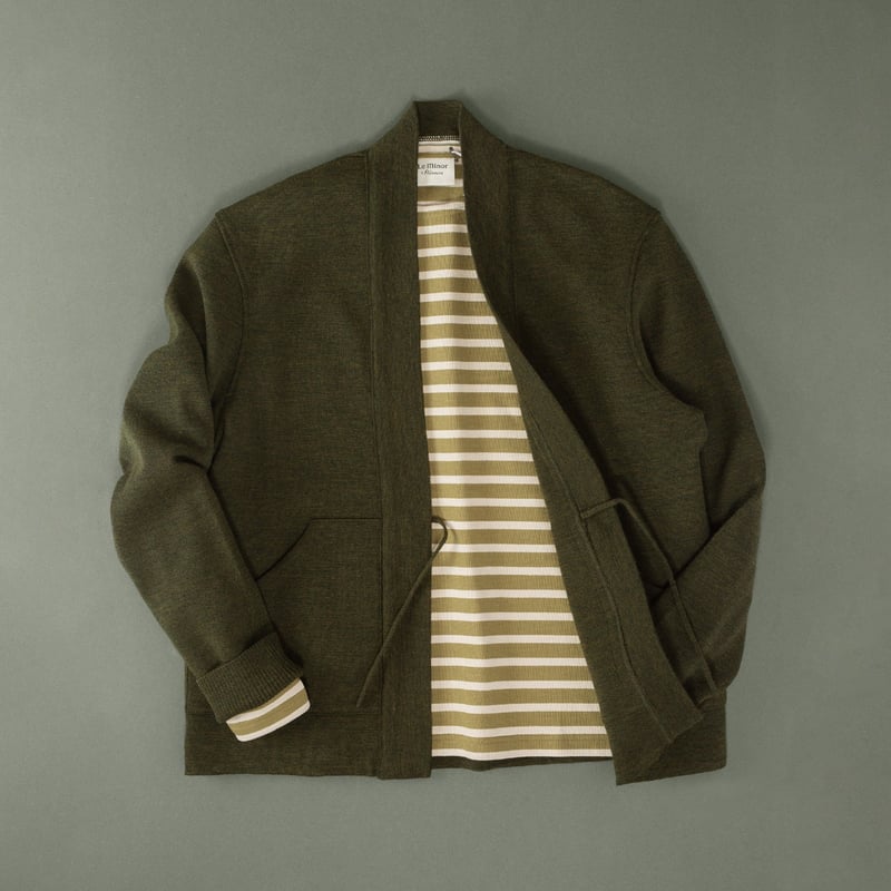 Le-Minor-x-Flâneurs-noragi-vert-olive-mariniere-khaki