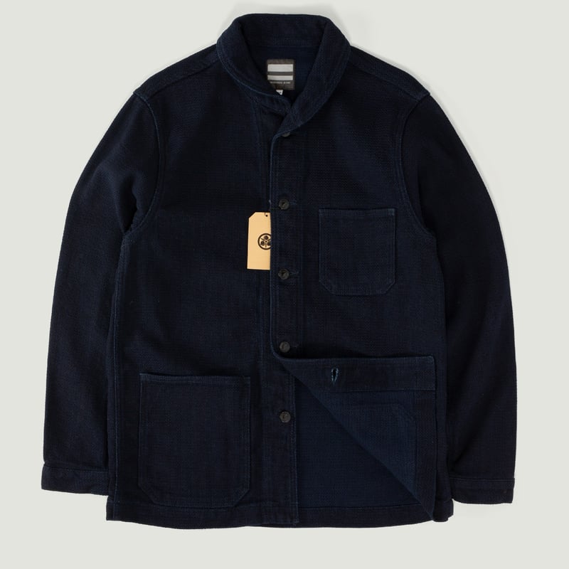 Vignettes-flâneurs--MOMOTARO-Indigo-Dobby-Coverall-Jacket