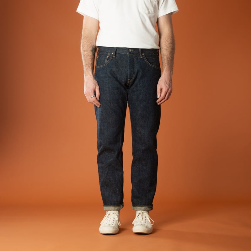 622ZR-ECRU 20oz Secret Denim Ecru Weft Relaxed Tapered