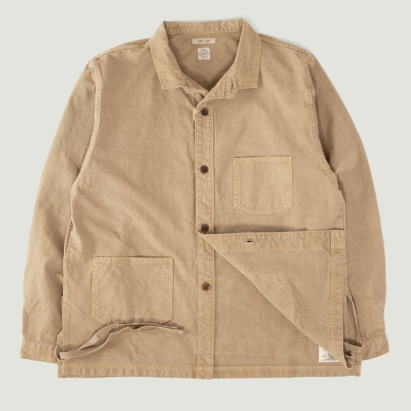 Tags-Wanderers-Seuvas-Jacket-8oz-Canvas-Wing-Collar-Shirt-Jacket-Coffee