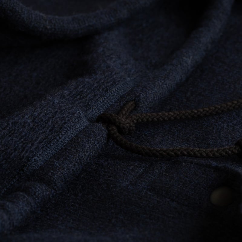 Jackman Wool Himo Polo - Navy Cord Flâneurs