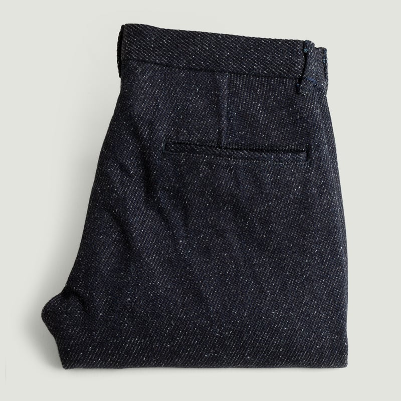 Vignette-flâneurs-JAPAN-BLUE-JEANS-Tweed-Denim-Easy-Tapered-Pants