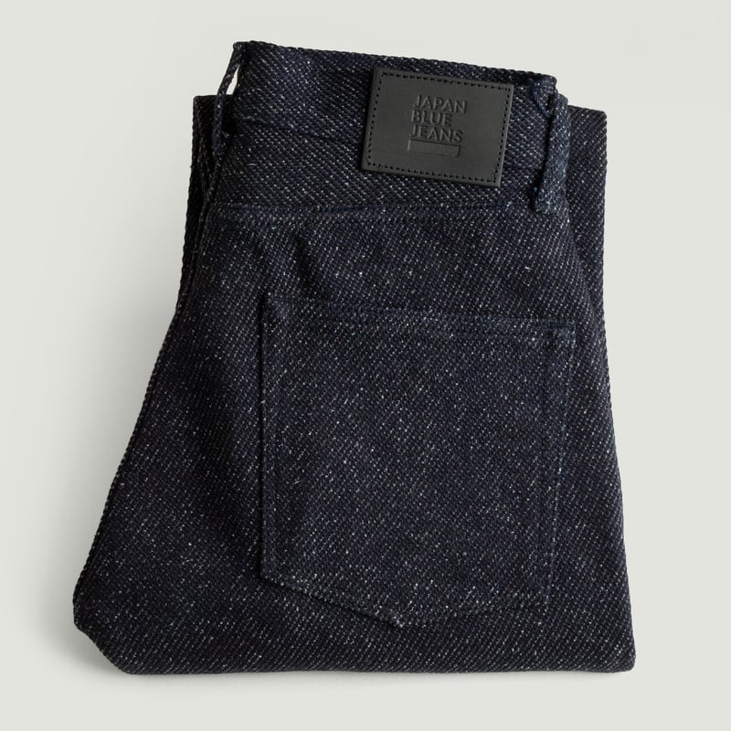 Vignette-flâneurs-JAPAN-BLUE-JEANS-Tweed-Denim-Wide-Tapered-5P-Trousers