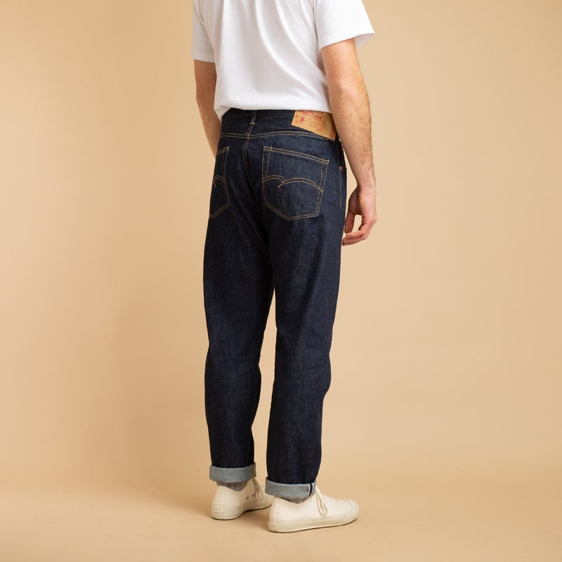 back-Studio-d'Artisant-D1826-Ivy-Relaxed-Tapered-13oz-Selvedge-Denim