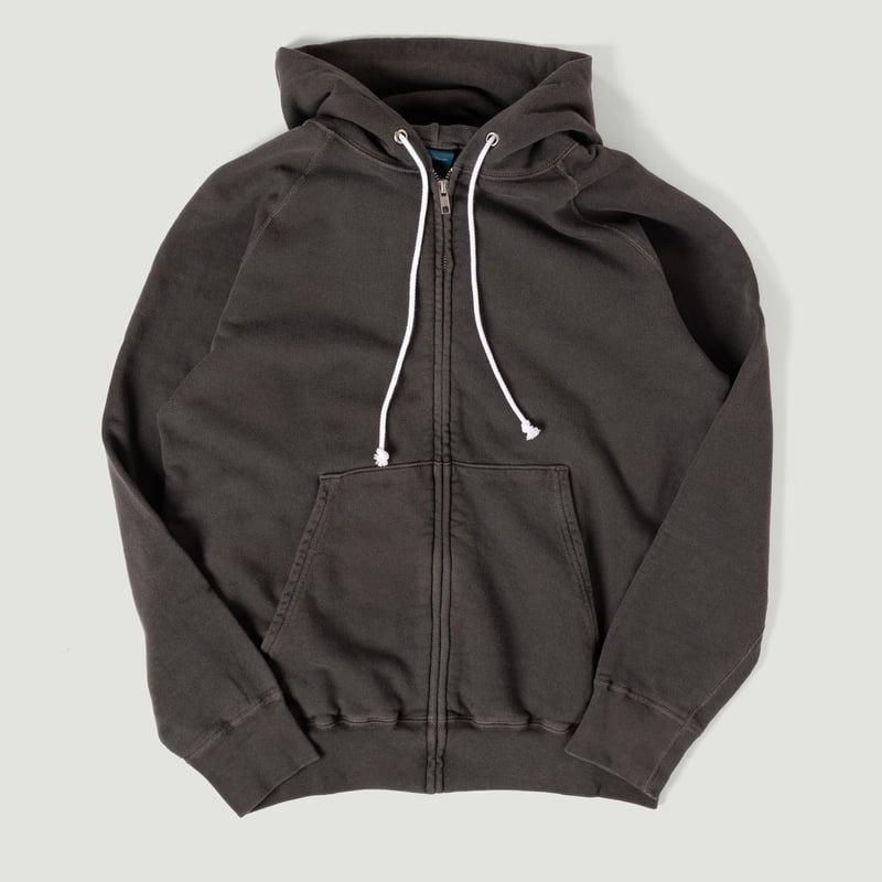 GOOD-ON-flâneurs-Raglan-Zip-Hood-Sweat-P-Black