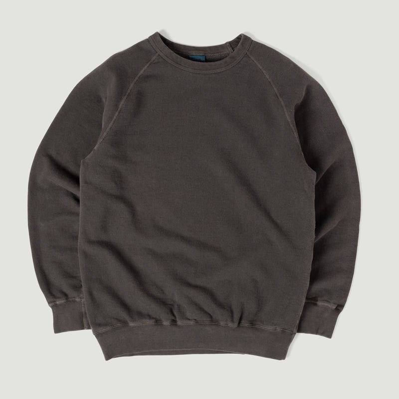 GOOD ON Raglan Crewneck Sweatshirt in Black
