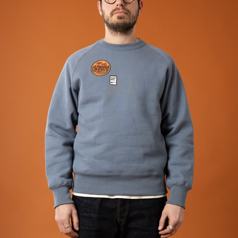 XX DEVELOPMENT  SURE MFG Awesome Crewneck Sweatshirt Riviera Blue (2)