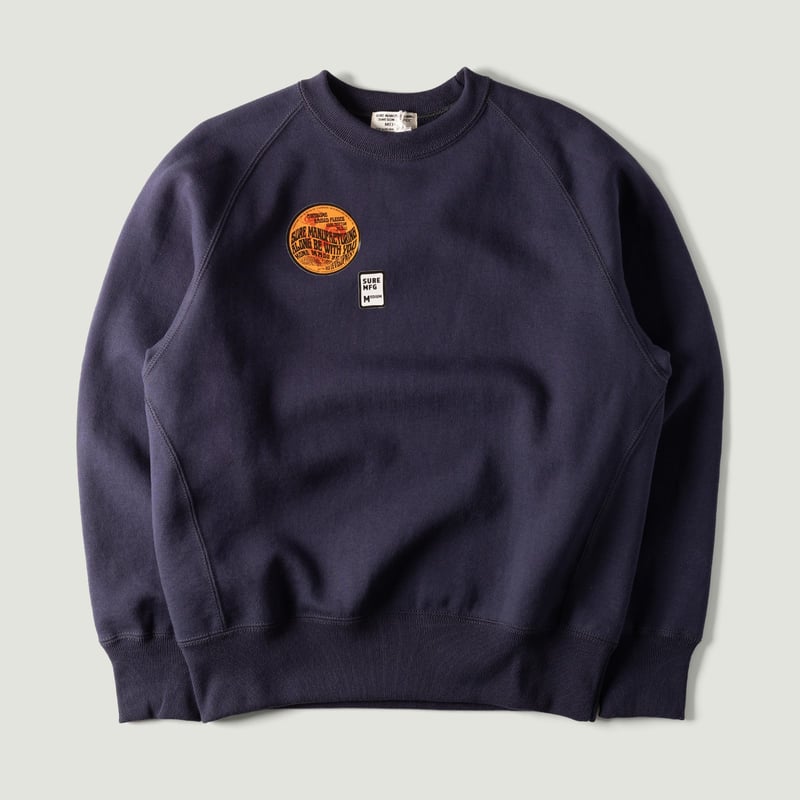 "SURE MFG" Awesome Crewneck Sweatshirt Navy