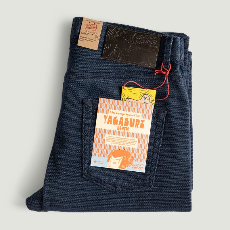 vignette flâneurs NAKED & FAMOUS EasyGuy Yagasuri Denim