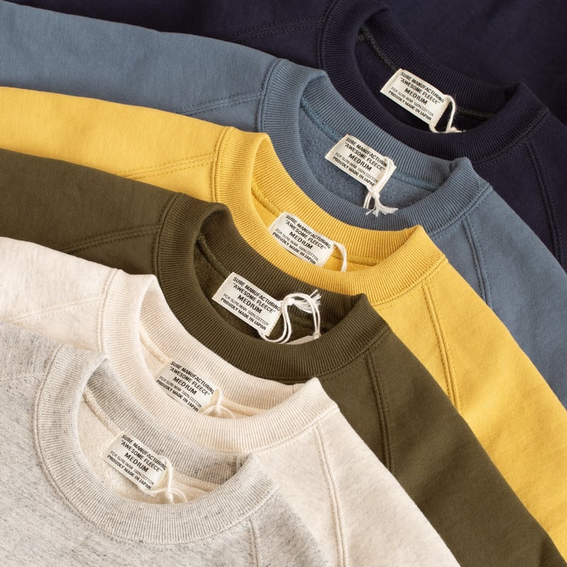 "SURE MFG" Awesome Crewneck Sweatshirt Navy