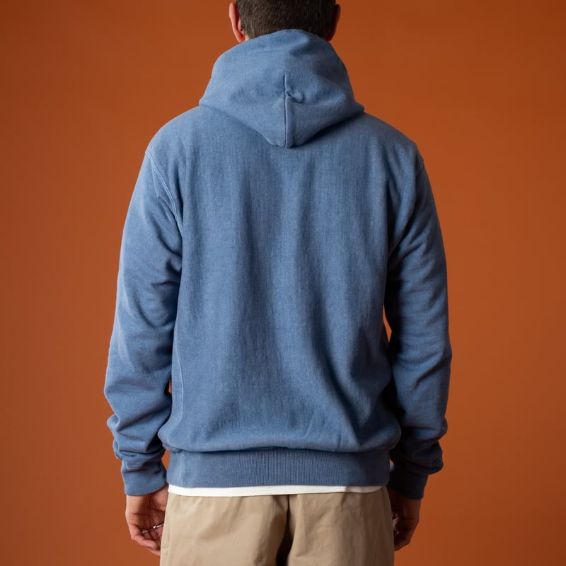 image flâneurs porté de dosGOOD-ON--Heavy-Pullover-Hood-Sweat-P-Ajisai