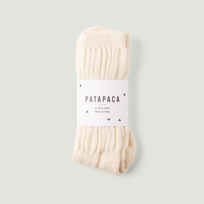 PATAPACA / Origins Socks Crudo Undyed_Vignette