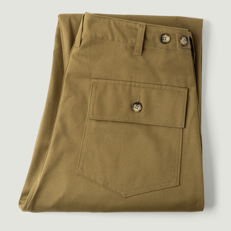 INFORMALE / T107 Fatigue Pants Light Olive_Vignette