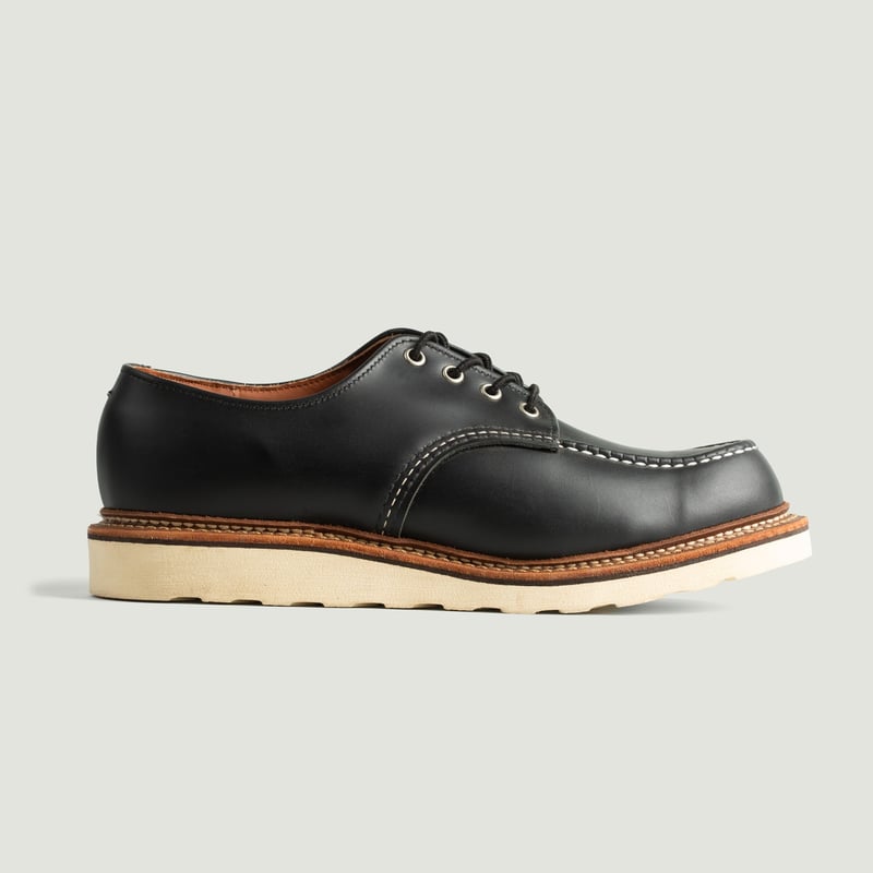 Flâneur Tags - RED WING SHOES - Moc Toe Oxford 8106 Black Chrome