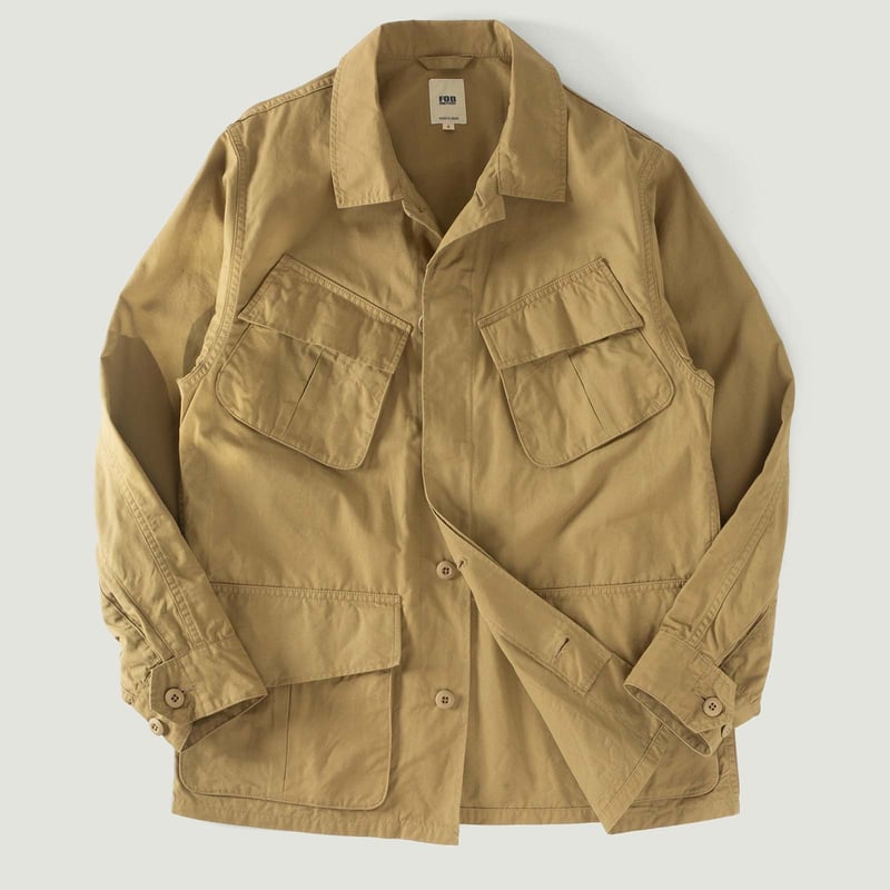 Vignettes flâneurs FOB FACTORY F2452 Jungle Fatigue Jacket JK