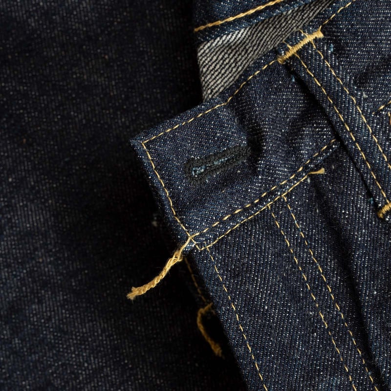 Insta flâneurs WAREHOUSE & CO.  Lot S1003XX Pink Selvedge WWII Indigo Denim détail