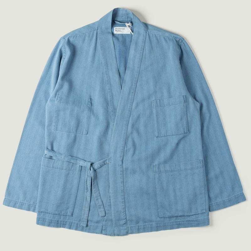 Vignette_Image_Flaneurs_UNIVERSAL WORKS_Kyoto Work Jacket Washed Indigo Herringbone 1