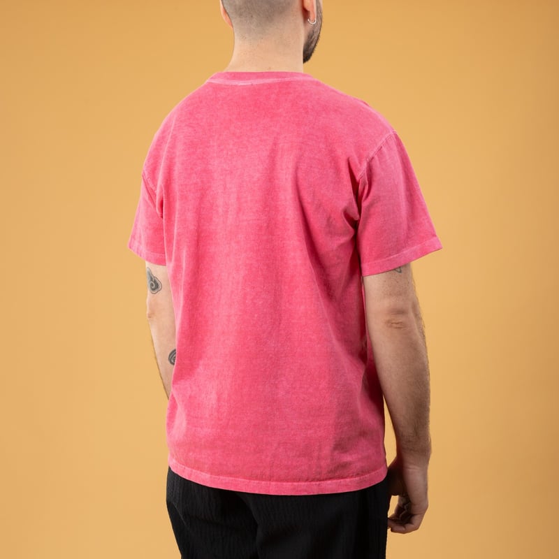 GOOD ON  Short Sleeve Crew T-Shirt P-Cherry image flâneurs porté de dos