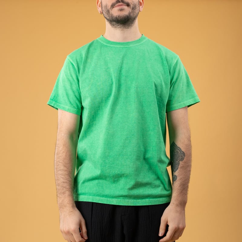 GOOD ON  Short Sleeve Crew T-Shirt P-Kelly image flâneurs porté de face