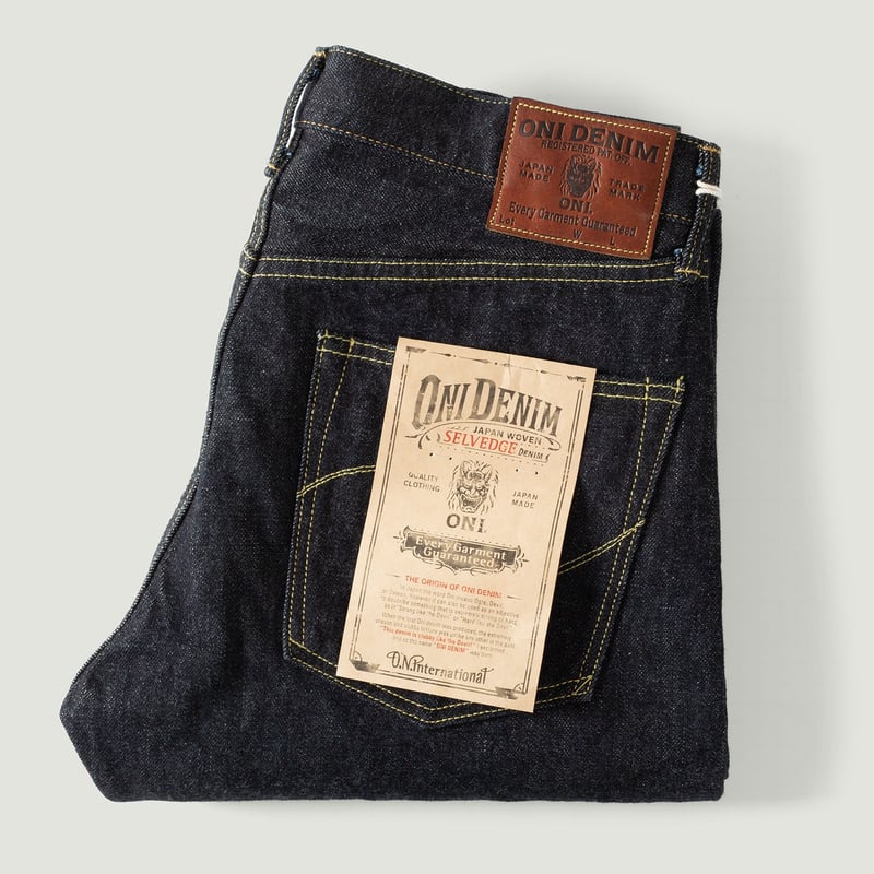 Jean ONI DENIM 288 Regular Straight 15oz Low Tension Denim Tags