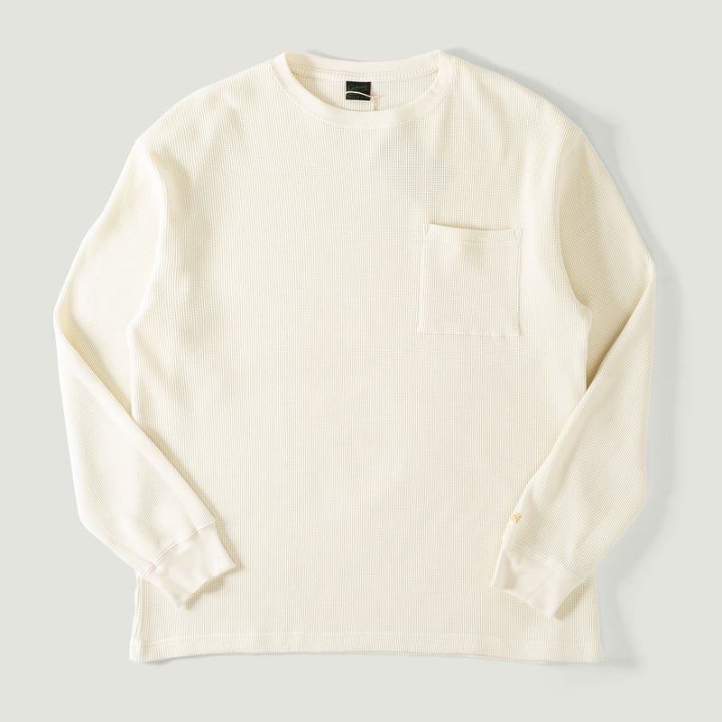 GOHEMP Low Pocket Tee Natural - Embossed T-shirt, Casual Wear