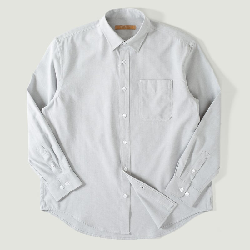 vignette flâneurs chemise coupe large FRIZMWORKS OG Oxford Oversized Shirt Gray