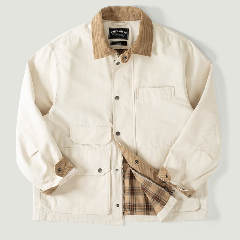 vignette flâneurs veste FRIZMWORKS Royal Hunting Jackect Cream