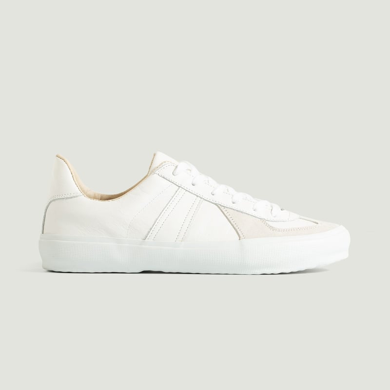 vignette flâneurs sneakers REPRODUCTION OF FOUND German Military Trainer Mod. Flexible White