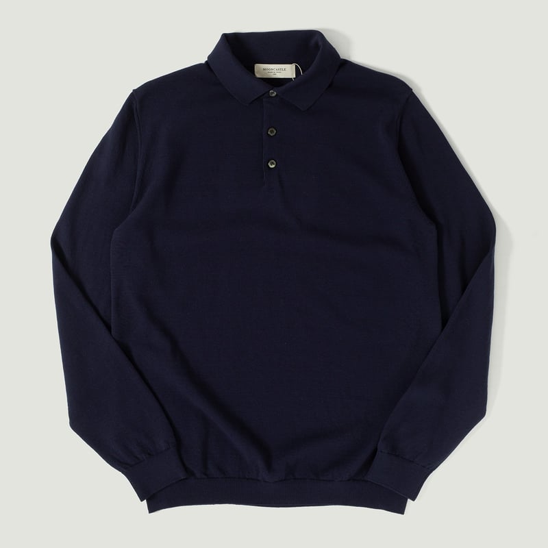 Vignettes flâneurs Pull Mooncastle  Ice Cotton Manches Longues Navy
