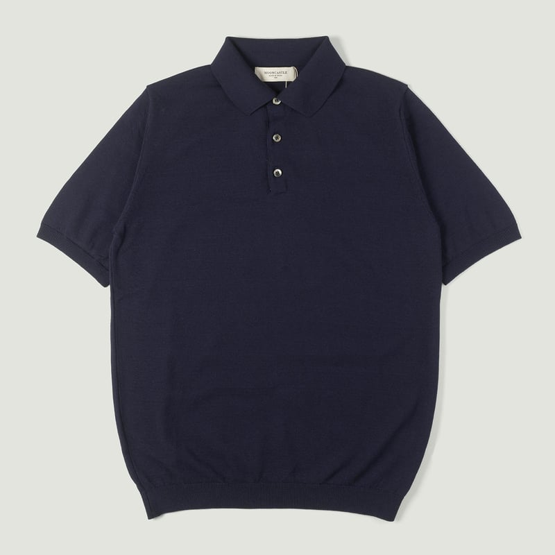 Image_Flâneurs_MOONCASTLE / Polo Ice Cotton Manches Courtes Navy_Vignette