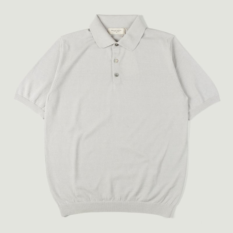 Image_Flâneurs_MOONCASTLE / Polo Ice Cotton Manches Courtes Light Gray_Vignette