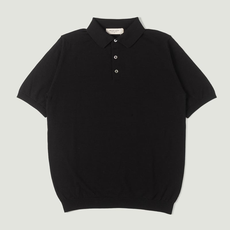 Image_Flâneurs_MOONCASTLE / Polo Ice Cotton Manches Courtes Black_Vignette