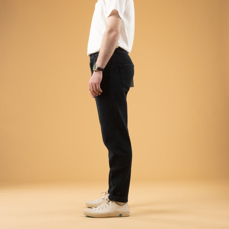 Image_Flâneurs_Pantalon-NAKED & FAMOUS / EasyGuy Indigo Sashiko_de-profil